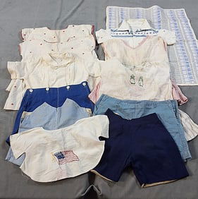 Antique and Vintage c1920-30s Children's Clothes - 11 Pieces