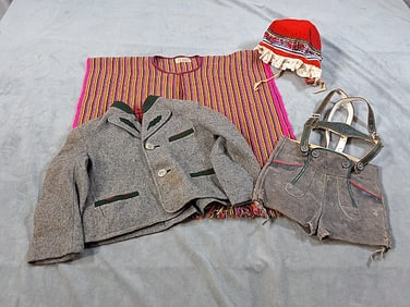 Vintage Ethnic Childrens Clothing - Lederhosen
