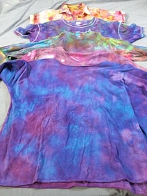 5 Hippie Tie Dyed Tees and Shirts - Sandra Rubel