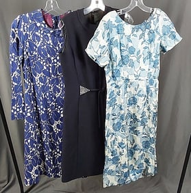 3 Vintage 1960s Dresses