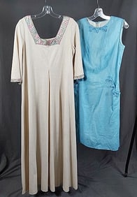 2 Vintage 1960s Dresses