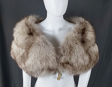 Vintage Fur Stole Wrap