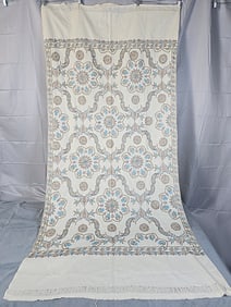 Southwest Asian Paisley Shawl - Hand Embroidered
