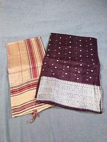 2 Red South Asian Sarees