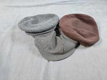 3 Newsboy Caps