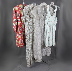4 Vintage c1960 Dresses