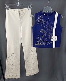 Vintage c1970 Shirt and Pleather Pants