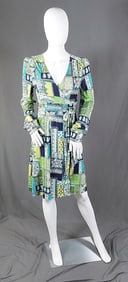 Lilly Pulitzer Graphic Print Wrap Dress