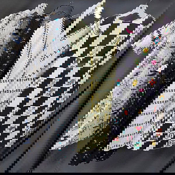 4 Vintage c1960 Conversational Dresses (1 of 16)