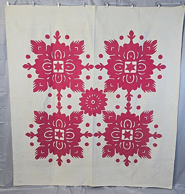 Antique 1896 Scherenschnitte Quilt (1 of 11)