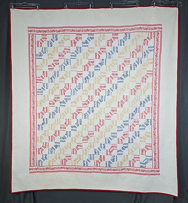 Vintage c1950 Bow Tie Quilt (1 of 9)