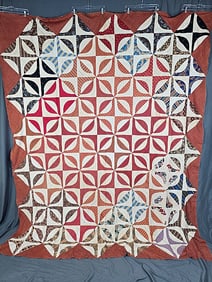 Antique 1847 Signature Quilt Top - Allentown, NJ