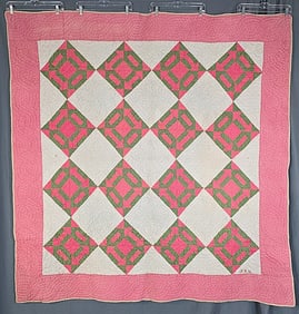 Antique c1880 Arrow Quilt