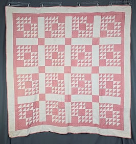 Antique c1880 Cut Glass Dish Quilt