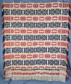 Antique 1840 Coverlet - Lancaster PA
