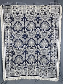 Antique c1850 Coverlet - Birds in Nest