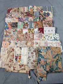 Late 19th and Early 20th Century French Cotton Fabric