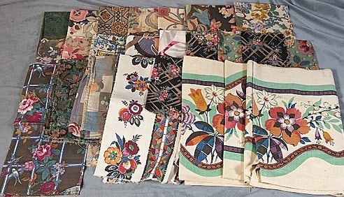 Antique c1920-1930 Fabric Swatches