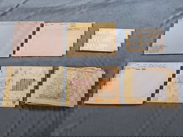 6 Swatch Books - 1860-1930