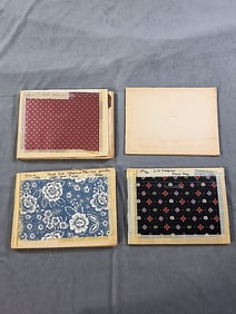 4 Swatch Books - 1890-1920