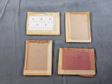 4 Swatch Books - 1890-1930