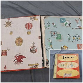 Vintage 1960s Wallpaper Sample Book - Trimz Wallpaper