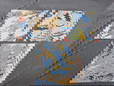 Vintage 1960s Novelty Wallpaper Samples