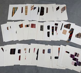 Antique 1880s Fabric Swatch Collection