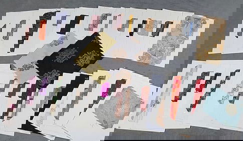 Antique 1890-1920s Textile Swatches