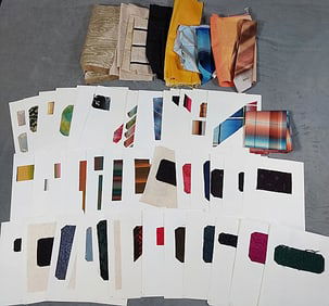 Collection of Vintage Fabric Swatches