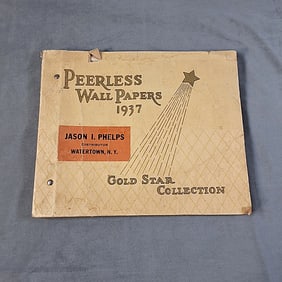 Vintage 1937 Peerless Wall Papers Book
