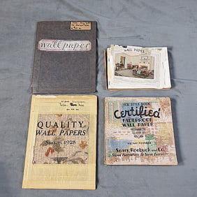 4 Vintage Wall Paper Books - Sears, more