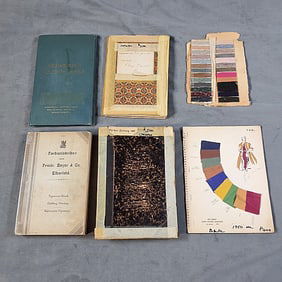 Antique German Color Swatch Books