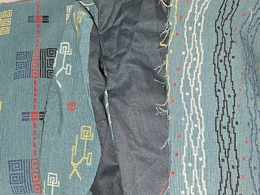 1980s London Transit System Upholstery