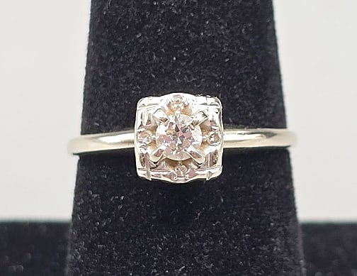 Vintage 14K Diamond Ring (1 of 4)
