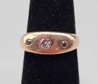 Early 20th Century 14K and Diamond Ring