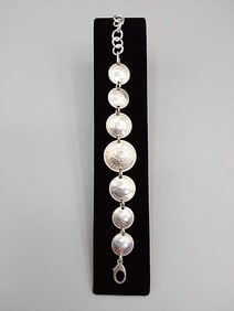 Early 1940s Australian Silver Coin Bracelet