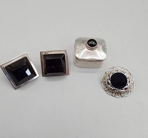 Mexican Sterling and Onyx Jewelry and More