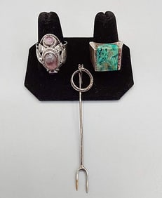 Group of Mexican Sterling Rings