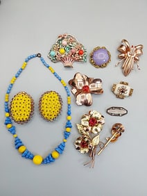 Group of Mixed Art Deco Jewelry