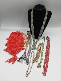 Group of Early 20th Century Beaded Items