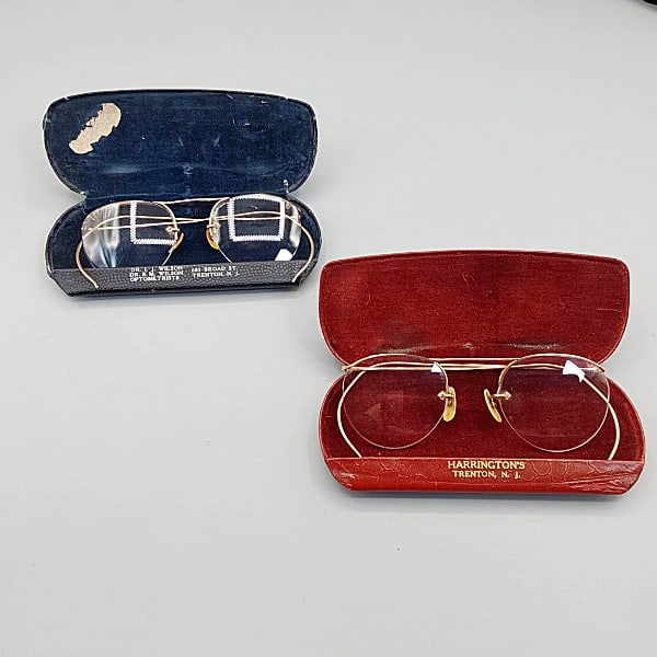 2 Ladies 1930's 12K Gold Filled Eyeglasses (1 of 7)