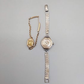Pair of Vintage Ladies Deco Watches