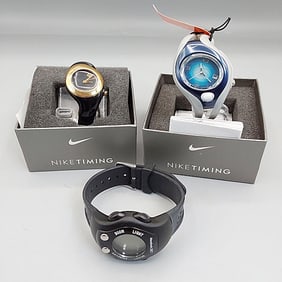 Group of 3 Modern Sports Watches