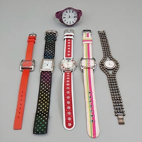 Group of 6 Ladies Quartz Fashion Watches