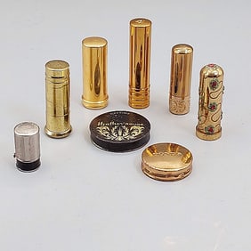 Group of Vintage Lipsticks and Rouge