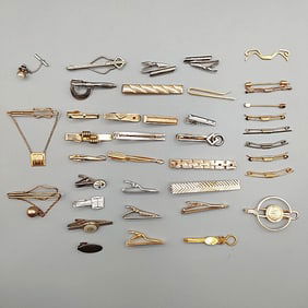 30 Vintage Mens Tie Bars and More