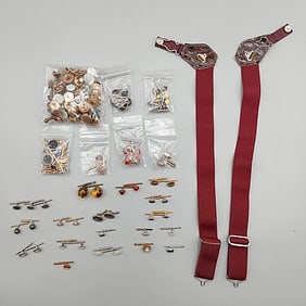 Over 130 Men's Vintage Tuxedo Shirt Button Studs and More