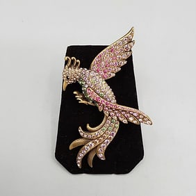 Jay Strongwater Bird of Paradise Brooch