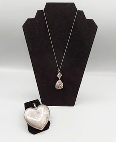 2 Sterling Silver Pendants